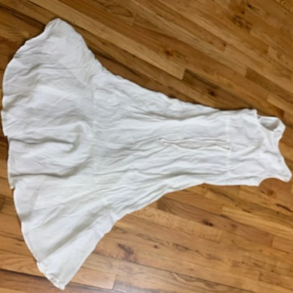 mango mng cream colored maxi dress size 2 - Picture 4 of 7